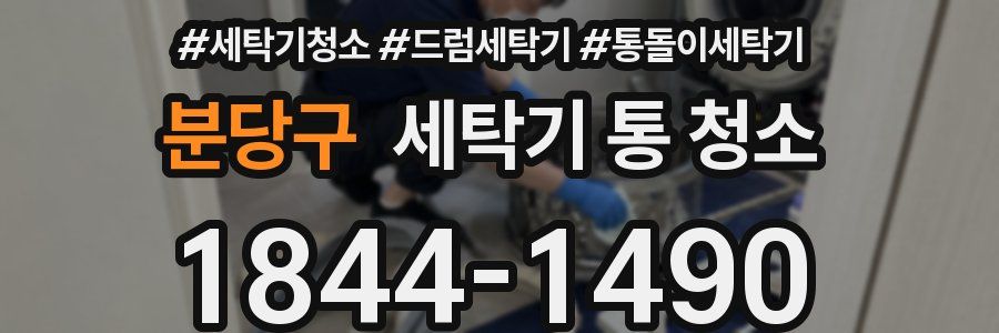 분당구 세탁기 통 청소