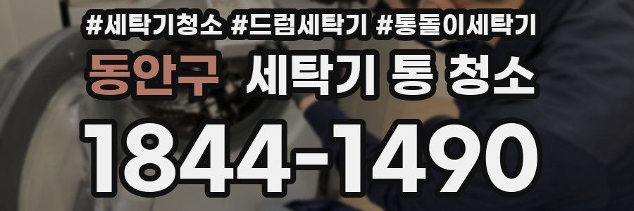 동안구 세탁기 통 청소