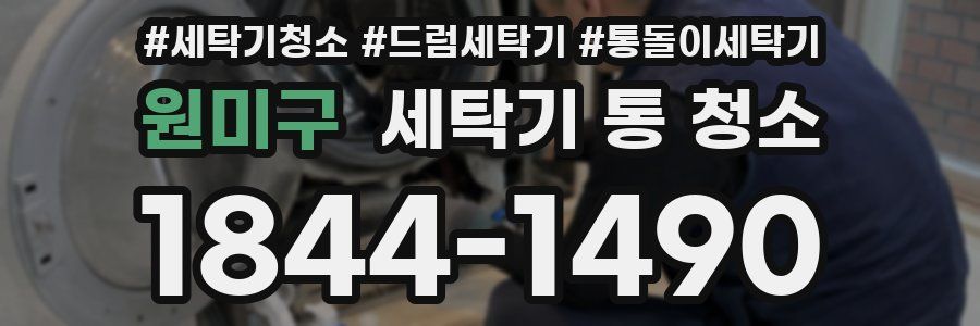 원미구 세탁기 통 청소
