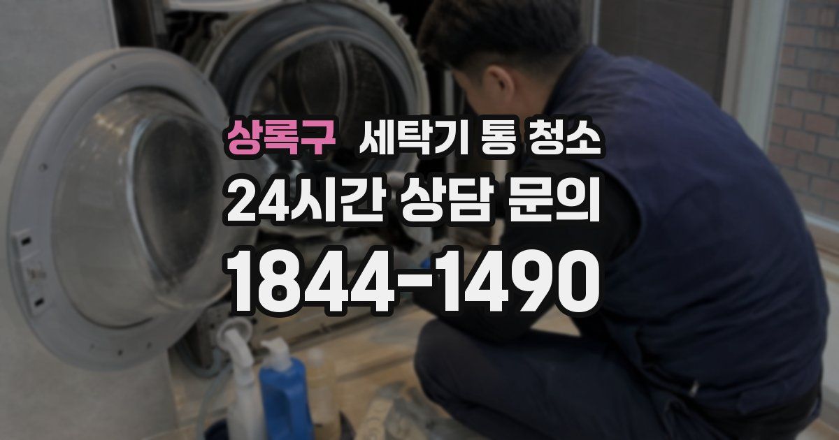 상록구 세탁기 통 청소