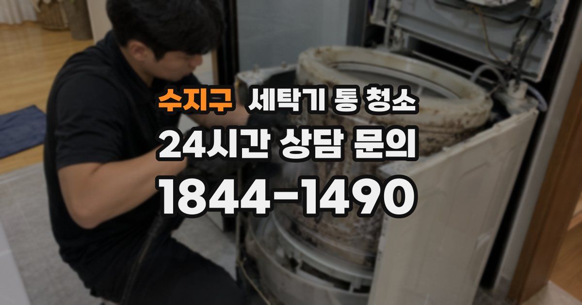 수지구 세탁기 통 청소
