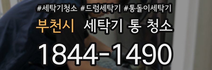 부천시 세탁기 통 청소