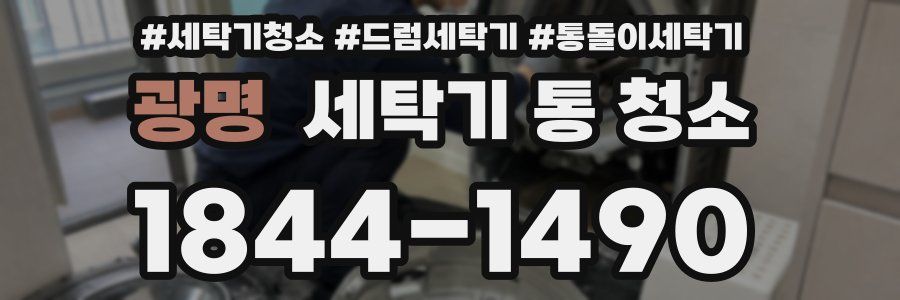 광명 세탁기 통 청소
