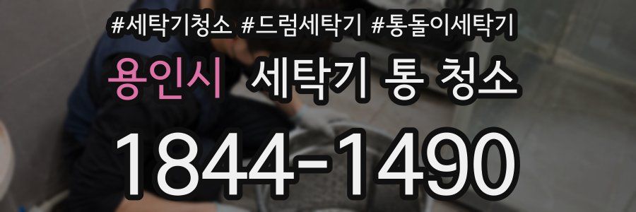 용인시 세탁기 통 청소