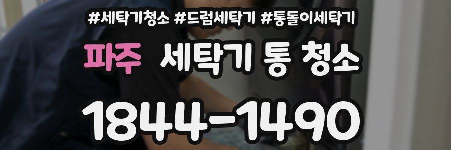 파주 세탁기 통 청소