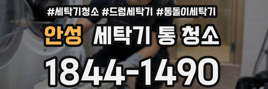 안성 세탁기 통 청소