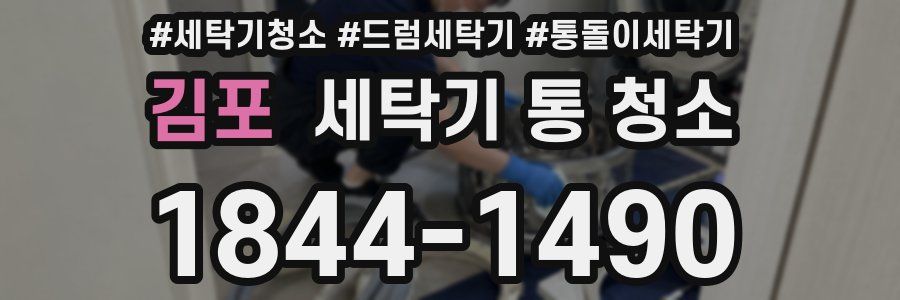 김포 세탁기 통 청소