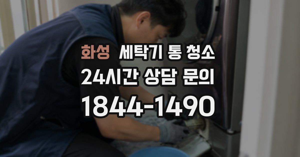 화성 세탁기 통 청소