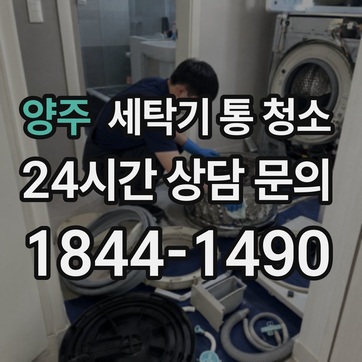 양주 세탁기 통 청소