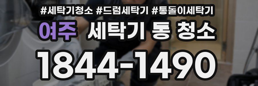 여주 세탁기 통 청소