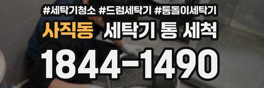 사직동 세탁기 통 세척