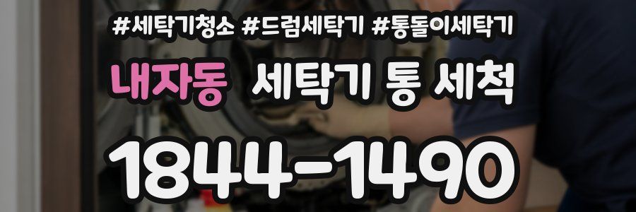 내자동 세탁기 통 세척