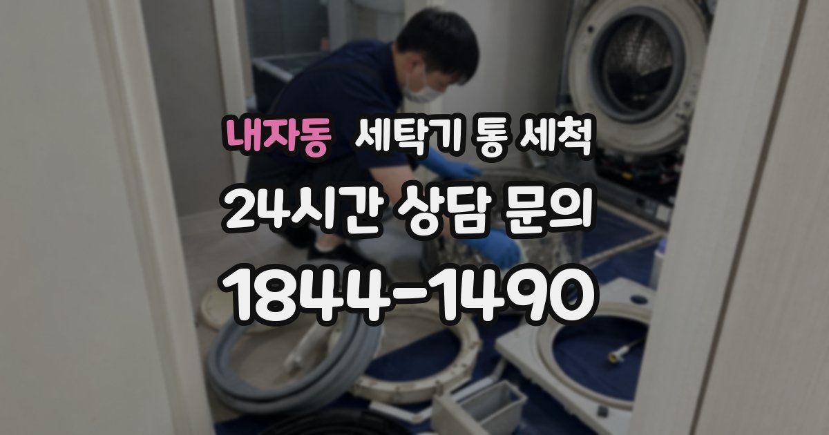 내자동 세탁기 통 세척