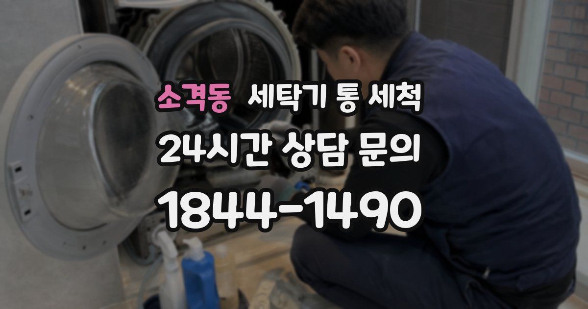 소격동 세탁기 통 세척