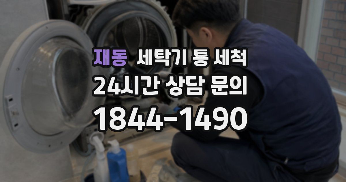 재동 세탁기 통 세척