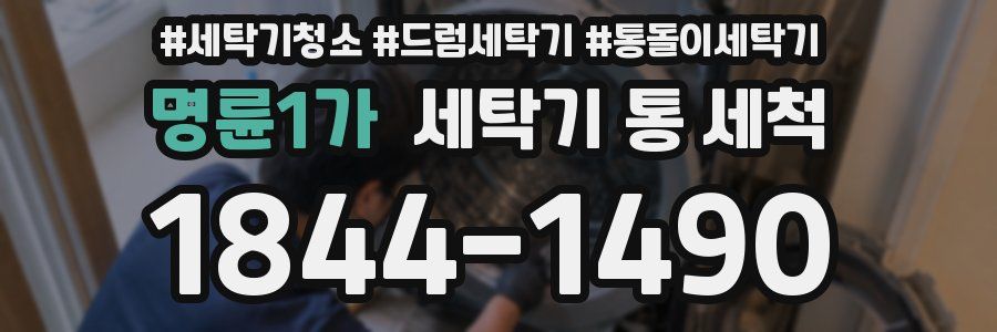 명륜1가 세탁기 통 세척