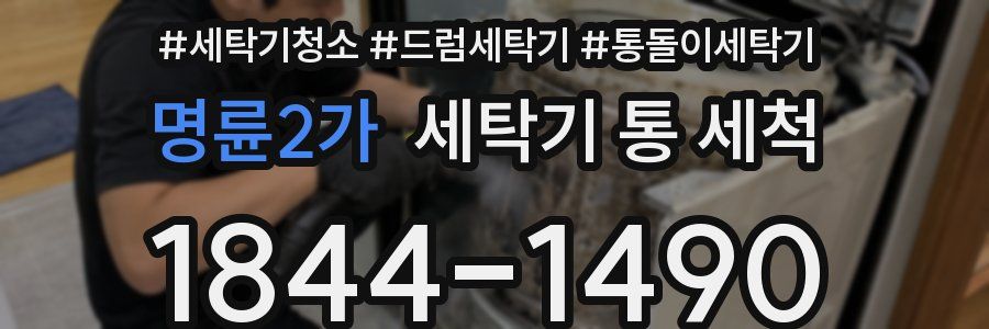 명륜2가 세탁기 통 세척