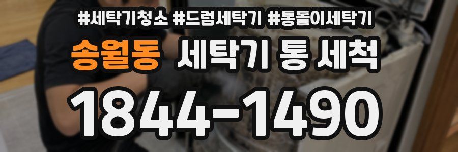 송월동 세탁기 통 세척