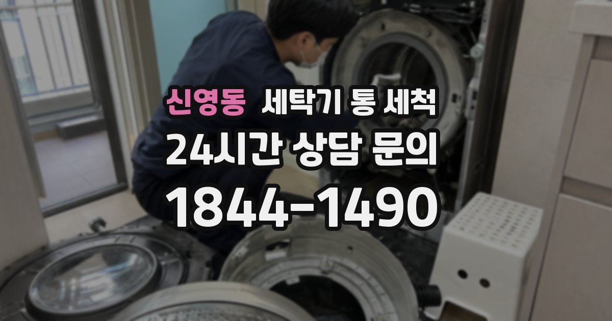 신영동 세탁기 통 세척