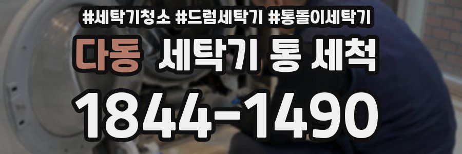 다동 세탁기 통 세척