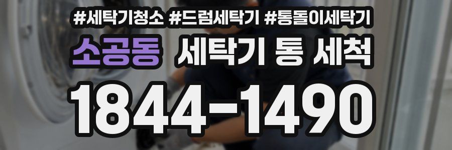 소공동 세탁기 통 세척