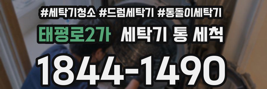 태평로2가 세탁기 통 세척
