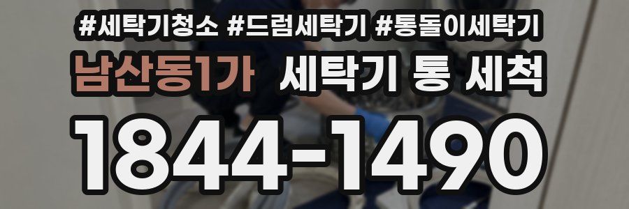 남산동1가 세탁기 통 세척
