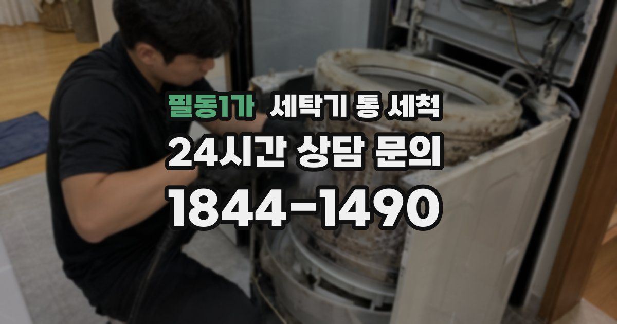 필동1가 세탁기 통 세척