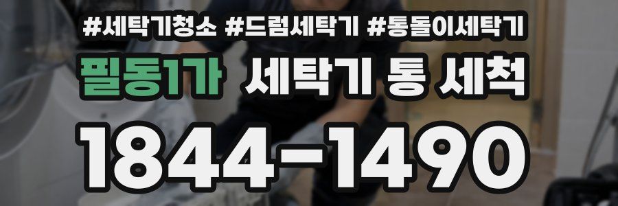 필동1가 세탁기 통 세척
