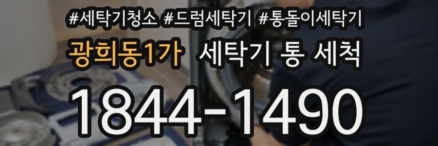 광희동1가 세탁기 통 세척