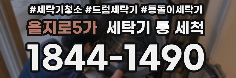 을지로5가 세탁기 통 세척