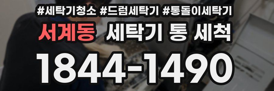 서계동 세탁기 통 세척