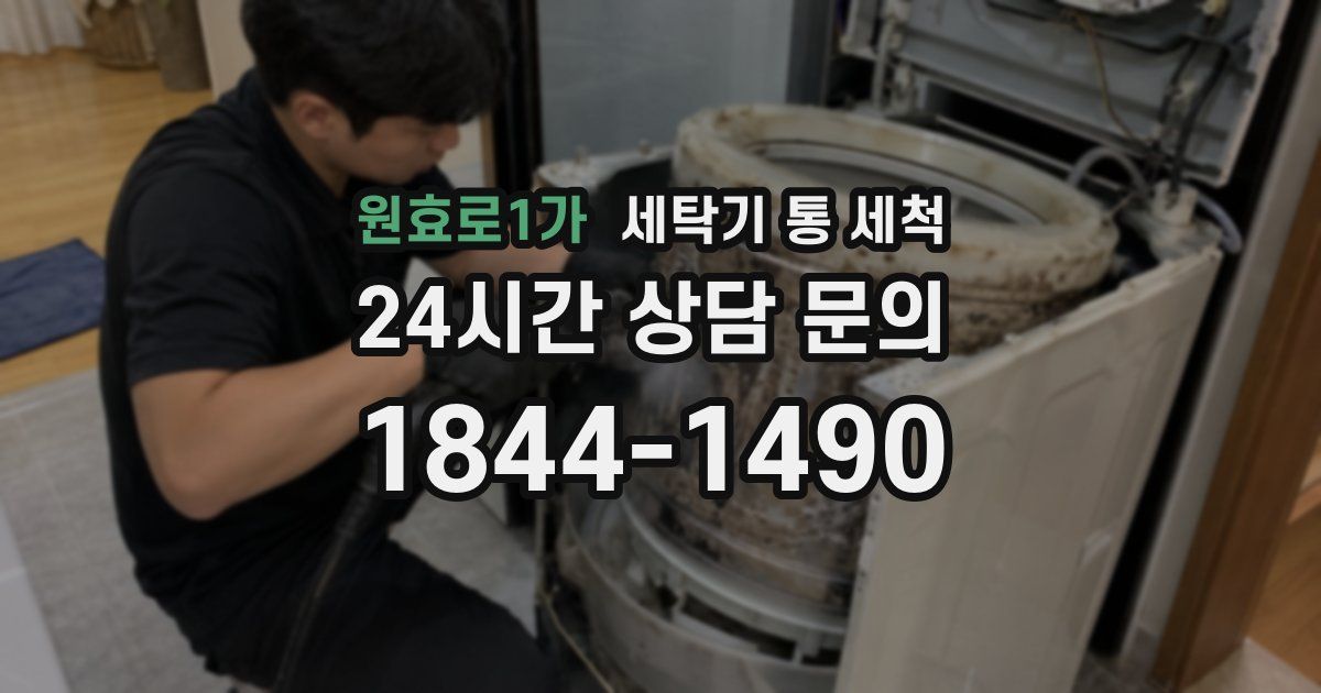 원효로1가 세탁기 통 세척