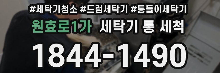 원효로1가 세탁기 통 세척