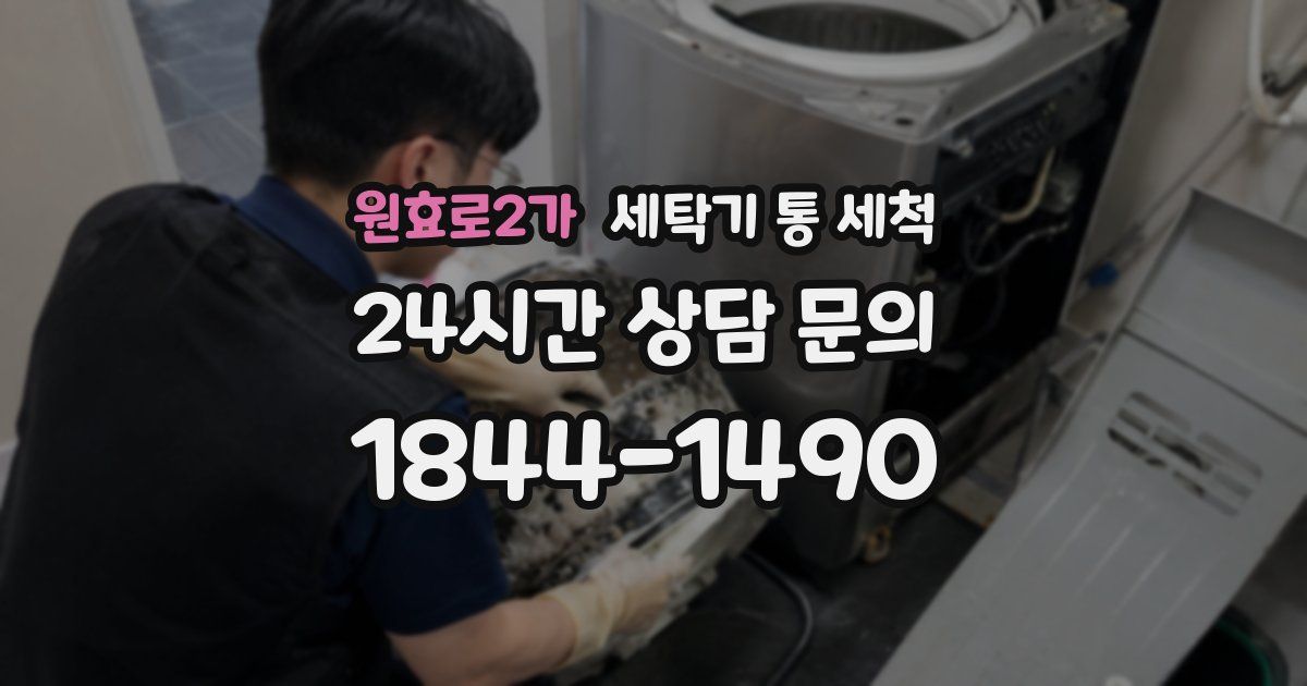 원효로2가 세탁기 통 세척