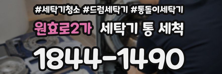 원효로2가 세탁기 통 세척