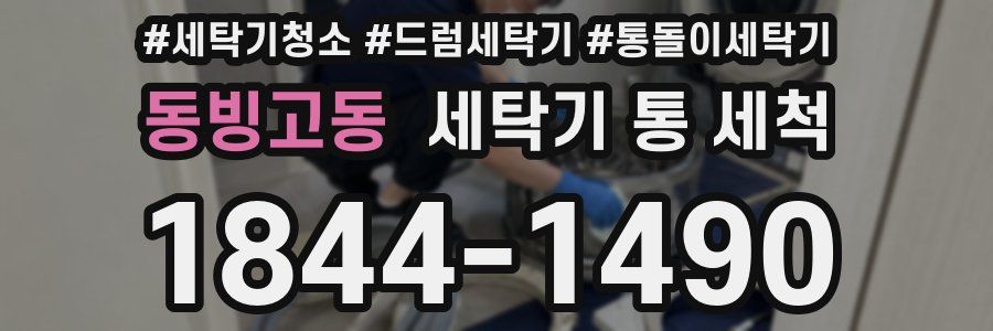 동빙고동 세탁기 통 세척
