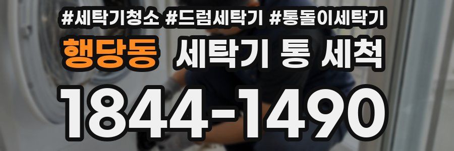행당동 세탁기 통 세척