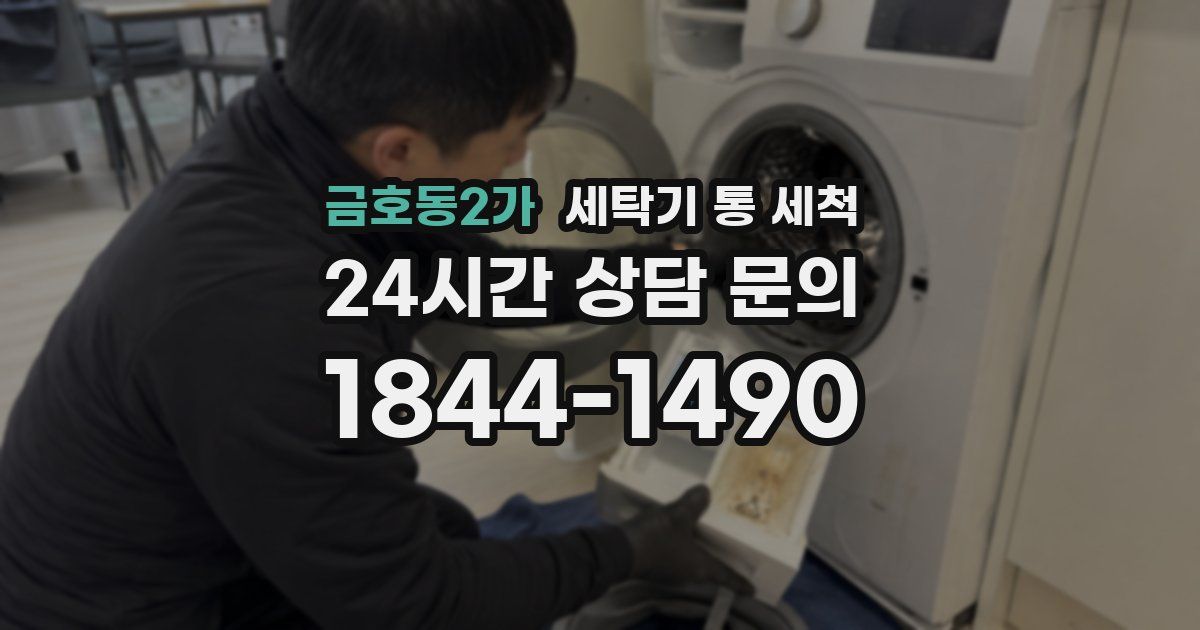 금호동2가 세탁기 통 세척