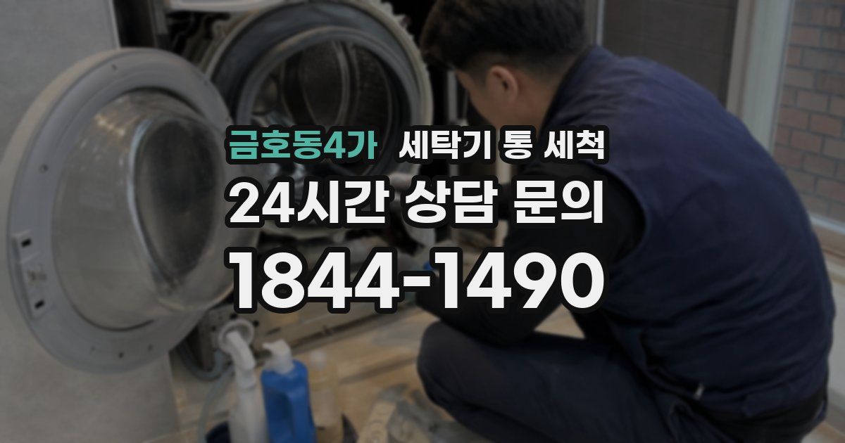 금호동4가 세탁기 통 세척