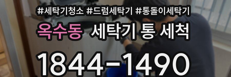 옥수동 세탁기 통 세척