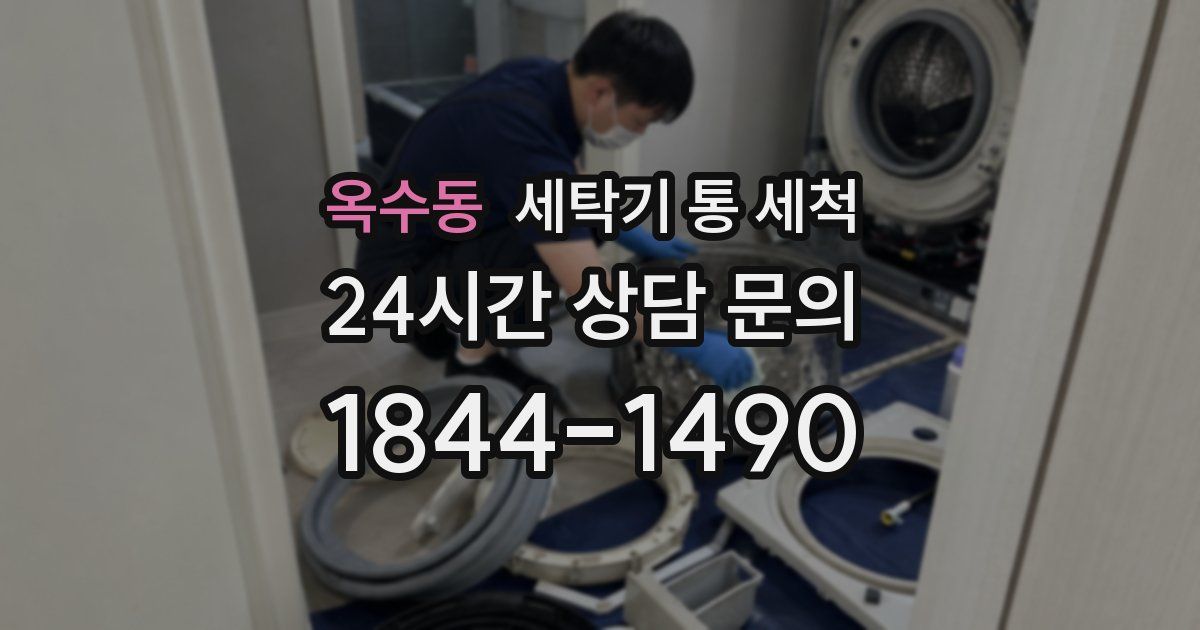 옥수동 세탁기 통 세척