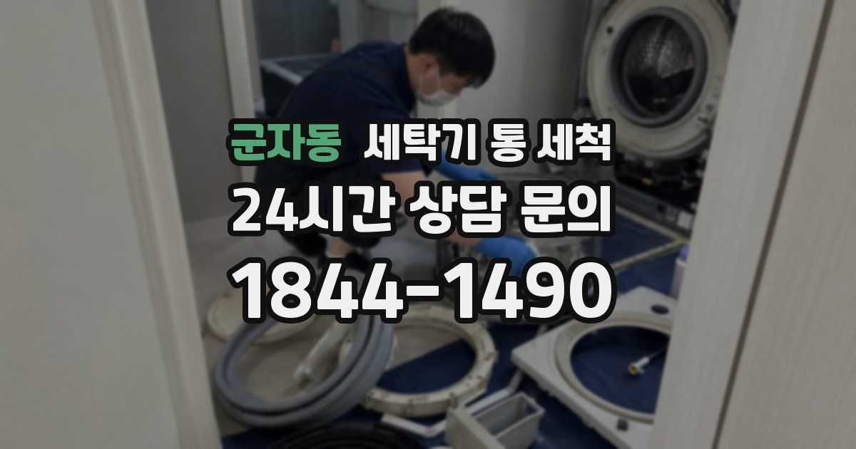 군자동 세탁기 통 세척