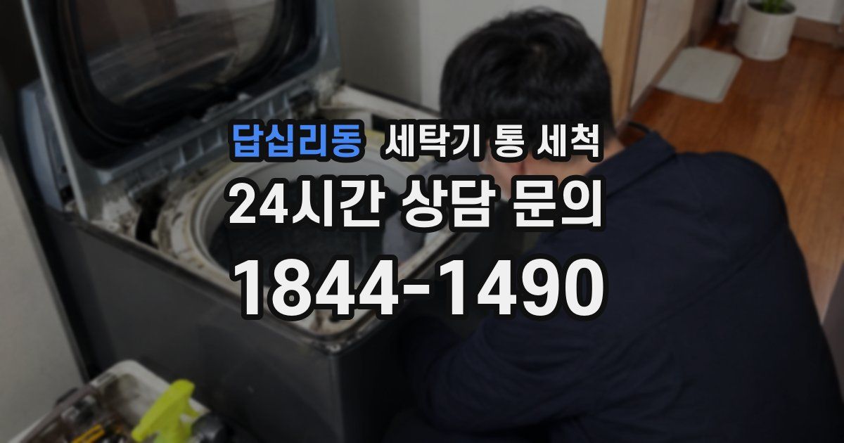 답십리동 세탁기 통 세척