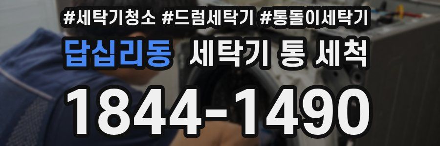 답십리동 세탁기 통 세척