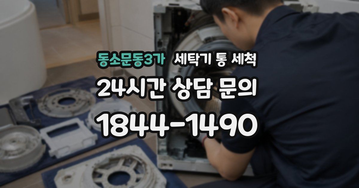 동소문동3가 세탁기 통 세척