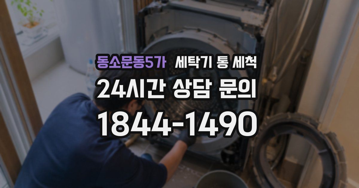 동소문동5가 세탁기 통 세척