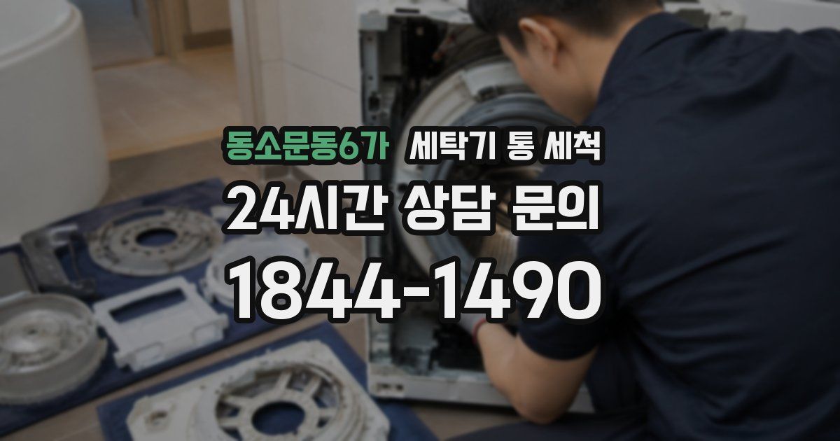 동소문동6가 세탁기 통 세척