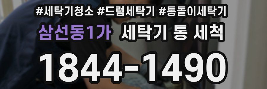 삼선동1가 세탁기 통 세척
