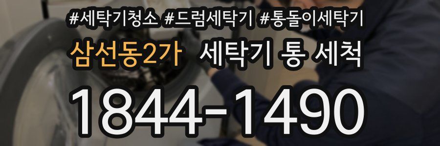 삼선동2가 세탁기 통 세척
